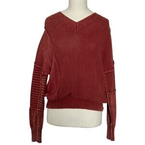 Sugarfox Designer Sweater Rust Womens Size Small